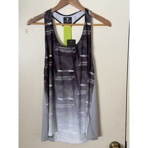 Porsche Sport Collection Tank Top US M EU L Womens Ombre Gray Neon Green NWT